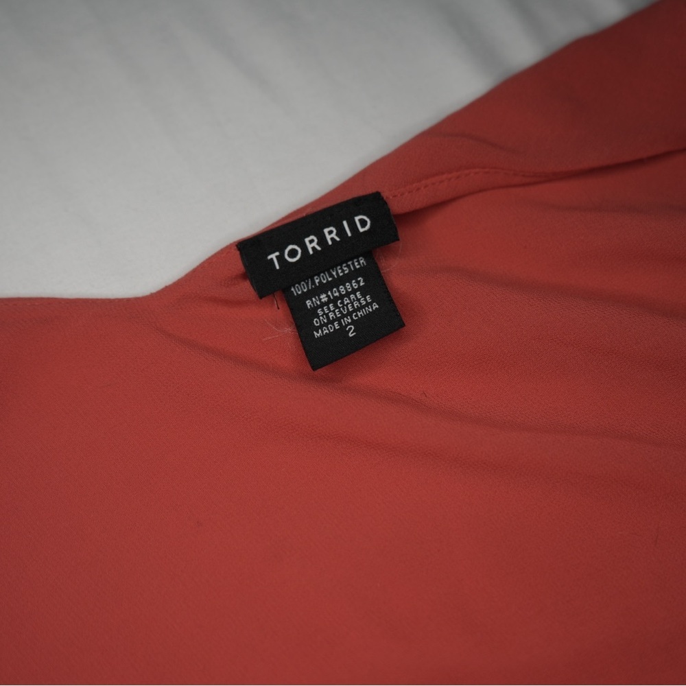 Torrid Coral Sleeveless Top - Picture 2 of 2